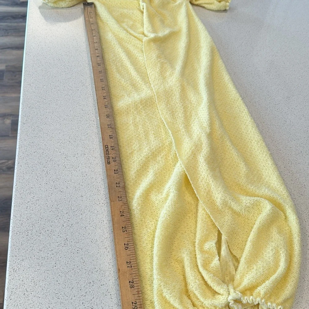 Baby Bliss size 6 months vintage baby night gown yellow